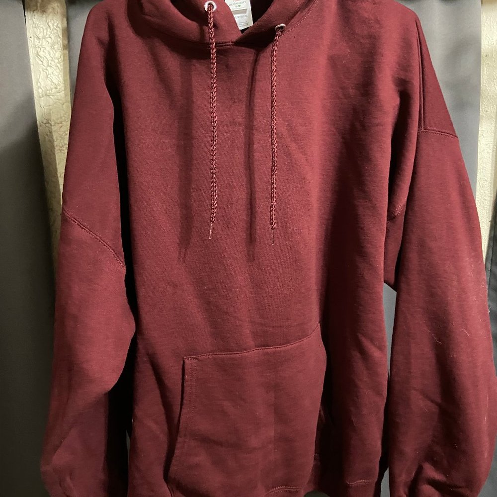 3Xl Marroon Hoodie